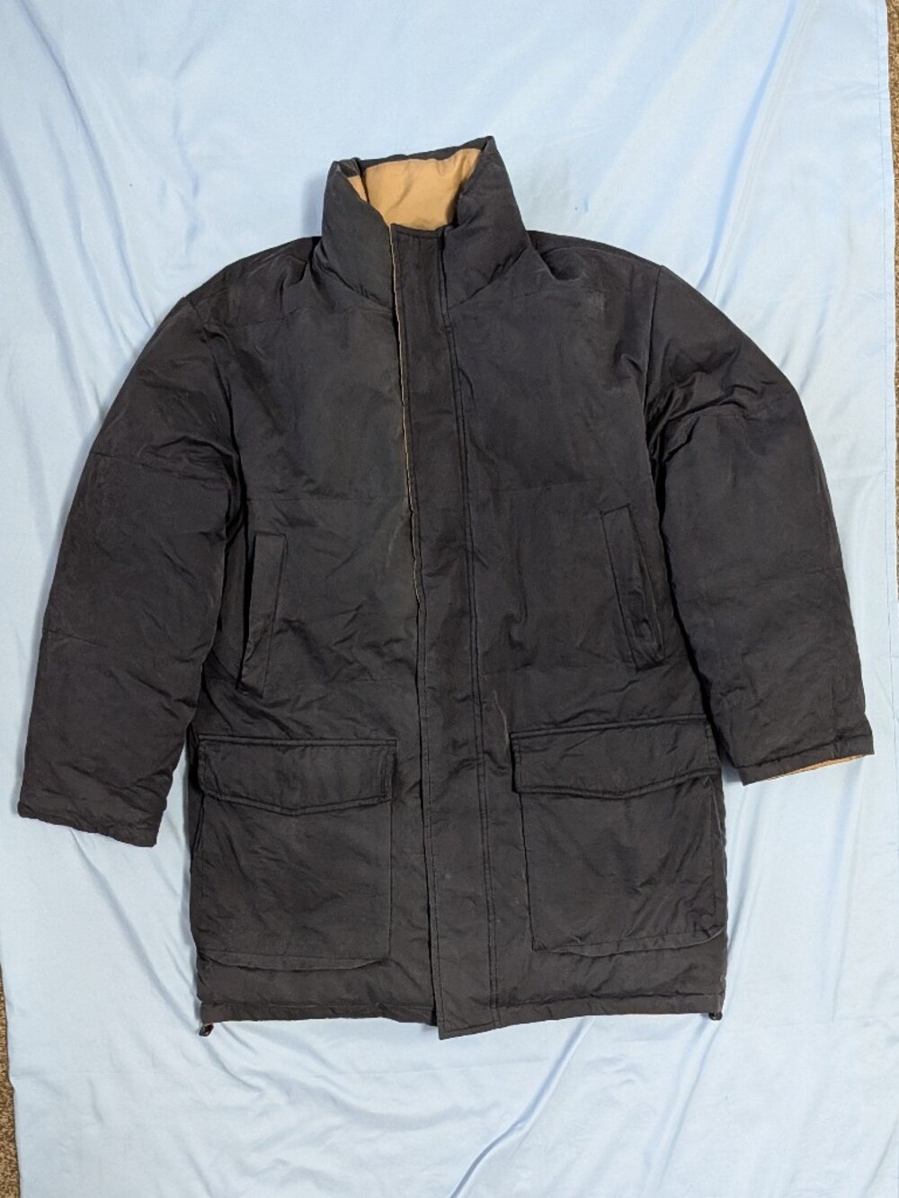 Strellson Dagobert Men Size 48 M Black Duck Down Heavy Puffer Winter Coat Jacket